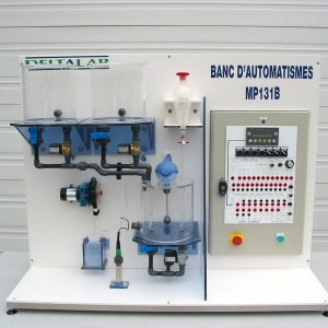 Banc d'études des automatismes/ régulation analogique fonctions tor / pid / analogique / horodateur - MP131B