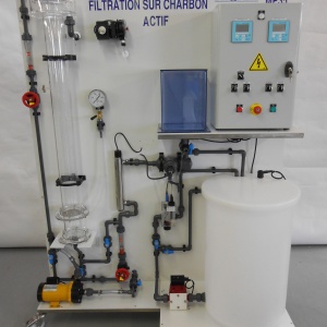 Pilote de filtration sur charbon actif - MP35