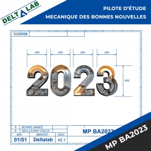 Pilote d'étude mécanique des bonnes nouvelles - MPBA2023